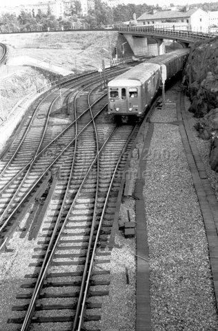 The metro at Skärmarbrink, Stockholm. (1966)