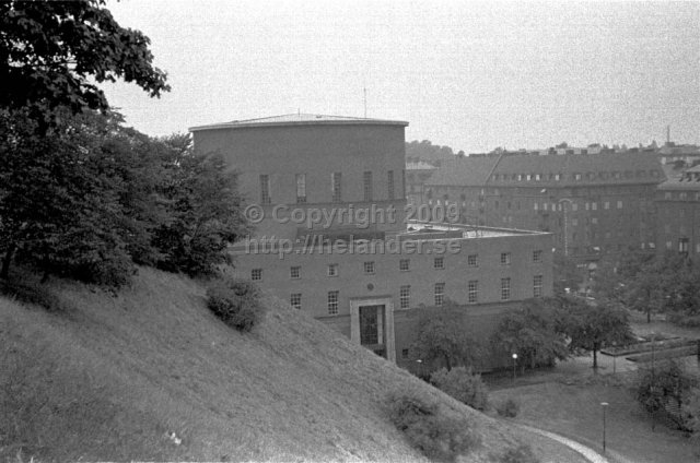 Stadsbiblioteket, Observatorielunden, Stockholm. (1966)