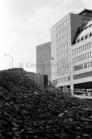 Malmskillnadsgatan korsningen Mäster Samuelsgatan, Stockholm. (1966)