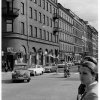 Dalagatan crossing Odengatan, Vasastan, Stockholm. (1969)