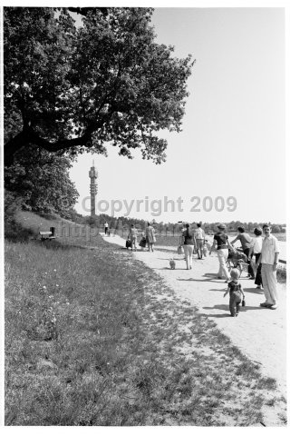 Visiting the newly built Kaknästornet, Stockholm. (1970)