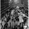 Förstamajdemonstration på Kungsgatan, Stockholm. (1970)