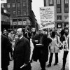 Förstamajdemonstration på Hötorget, Stockholm. (1970)