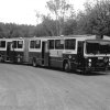 SL-buss nr 6437 vid vändplanen vid Tyresö slott. (1987)