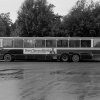 SL-bus nr 6206 on line 401 in the turnaround in Flaten, Älta, Stockholm. (1987)