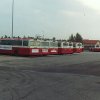 SL-buses at the ramp in the Bollmora depot (BAGA), Stockholm. (1987)