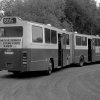SL-buss nr 6437 vid vändplanen vid Tyresö slott, Stockholm. (1987)