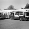 SL-buss nr 6244 vid vändplanen vid Tyresö slott. (1987)