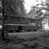 SL-buss nr 5198 vid vändplanen i Tyresö brevik. (1987)