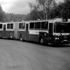SL-buss nr 6171 vid vändplanen vid Tyresö slott, Stockholm. (1987)